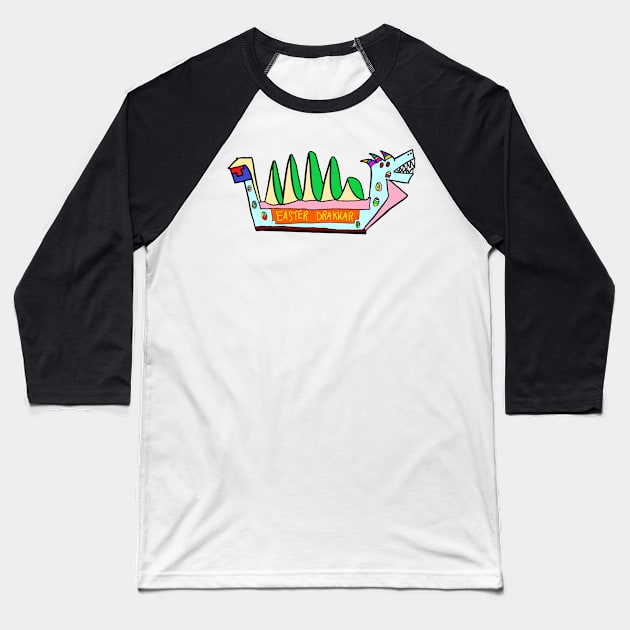 Easter Drakkar Baseball T-Shirt by PaoloTorreShop